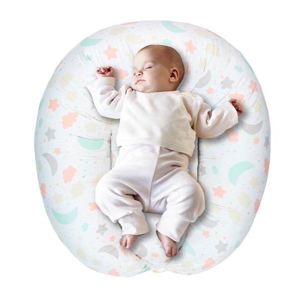 Nursing and posture support pillows for breastfeeding