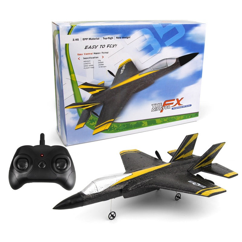 Remote control foam aircraft for children