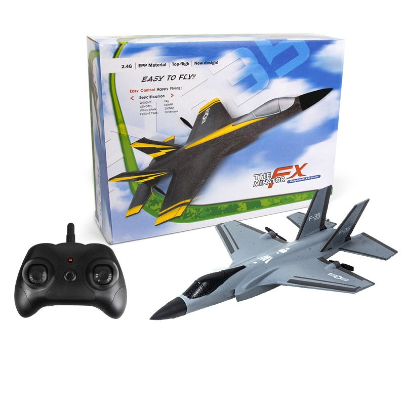 Remote control foam aircraft for children