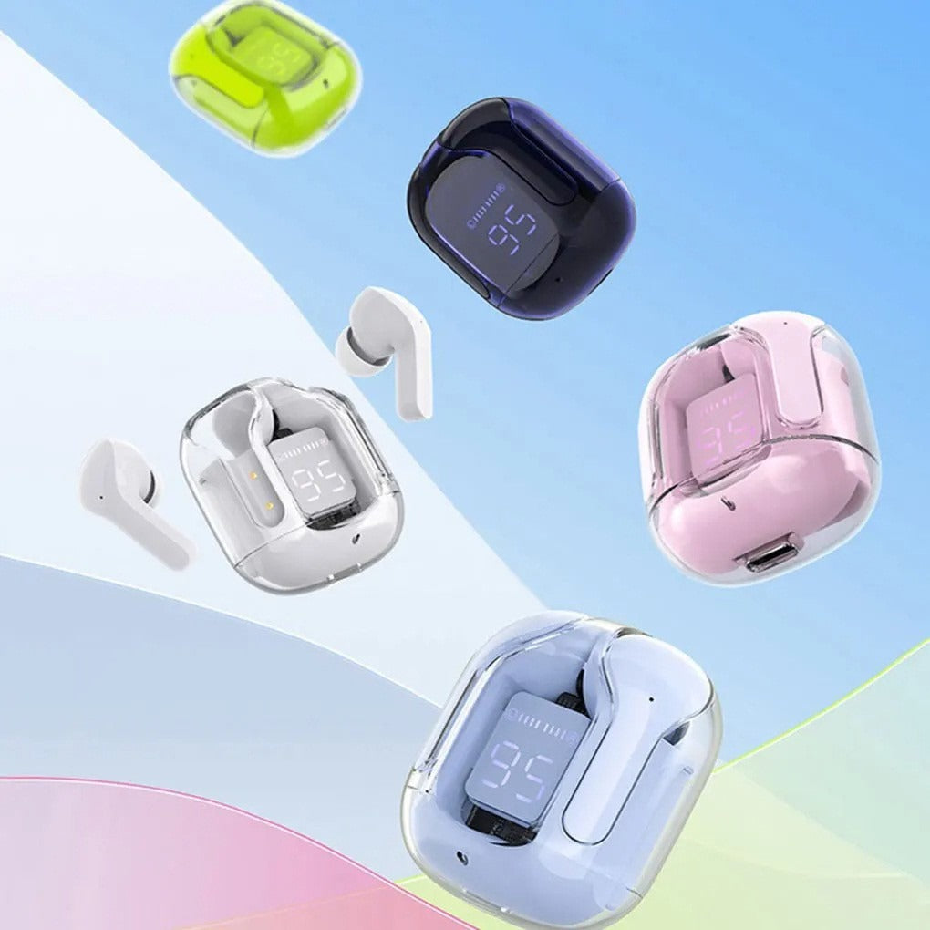 Wireless Bluetooth Earbuds with LED Display