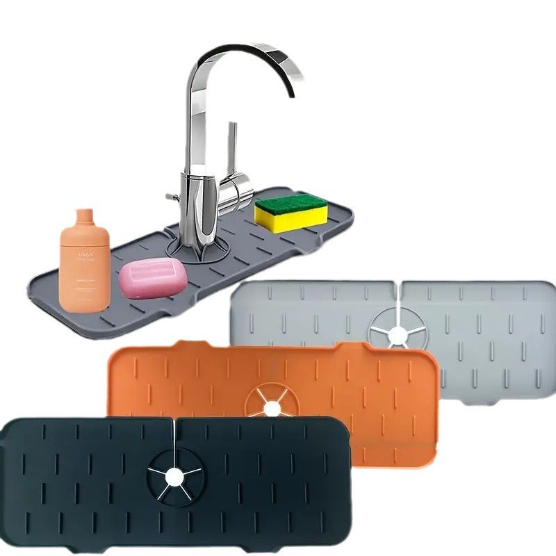 Anti slip and splash water absorption pad for washbasin