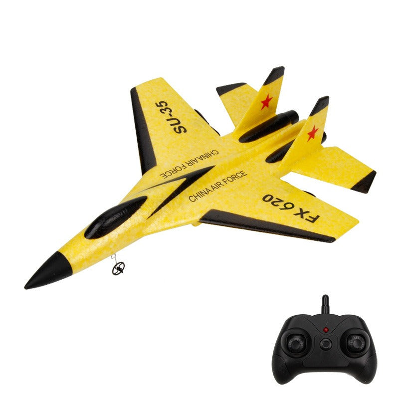 Remote control foam aircraft for children